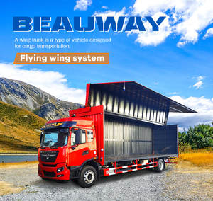 Structure en aluminium durable directe d'usine une aile de mouche d'opération de bouton pour le transport résistant de fourgonnettes - Product Image 2