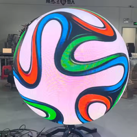 Pantalla LED Esférica de 3m de Diámetro, Pantalla Flexible Tipo Globo P2.5, Resolución 4K, 360° °   Ángulo de Visión para Uso en Interiores de Salas de Exposiciones