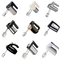 Batteur Électrique Portable RSC Mini à 5 Vitesses avec Moteur en Cuivre Pur et Boîtier ABS pour Pains, Œufs, Pâtes et Gâteaux EB004