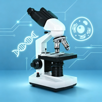 Binocular Biological Microscope for Laboratory Optical Microscope Educational Instrument 40X-1600X Magnification