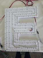 Tira de LED RGB Programable en Forma de Ola SMD5050 WS2815 DC12V para Personalizar Letreros Coloridos