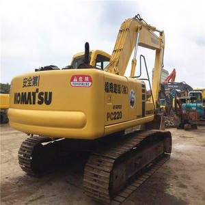 Excavadora de orugas Komatsu de tamaño medio, excavadora hidráulica de orugas de PC 220-6, Komatsu de segunda mano, excavadora de tamaño medio - Product Image 1