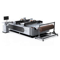 Machine de découpe automatique à couteau oscillant CNC pour composites en fibre de carbone, pré-imprégnés, verre souple, film PVC, bâche avec précision