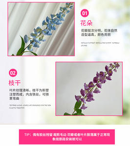 Flores Artificiales de Yucca del Desierto <span class=keywords><strong>LO</strong></span>-576 al por Mayor, Flores Colgantes Artificiales de Amaranto Cola de Zorro para Decoración de Bodas y Ventanas - Product Image 6