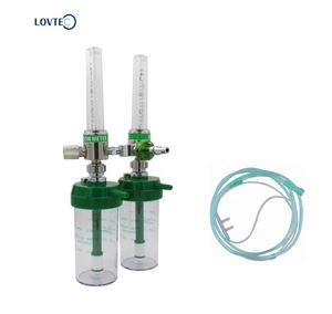 Lovtec Voorraad Nood Dubbele Medische Zuurstof Oxigen Flowmeter Zuurstof Connector Flowmeter Met Luchtbevochtiger Zuurstofconcentrator - Product Image 4