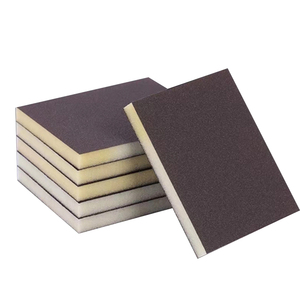 Đánh bóng miếng bọt biển cho bề mặt xe thủy tinh & kim loại chà nhám công cụ mềm đàn hồi miếng bọt biển chà nhám khối cho chi tiết đồ gỗ hoàn thiện - Product Image 4