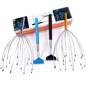 Zhedage Araña 20 Garras Alambre Cabeza Dedo Acupuntura Masaje Anillos Acero inoxidable Cabeza Rascador Masajeador - Product Image 4