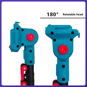Gunting listrik tongkat ekstensi kelas industri, 1.15m/2m gunting listrik pemangkas ketinggian tinggi dan gunting cabang tinggi untuk penggunaan gergaji rantai - Product Image 4