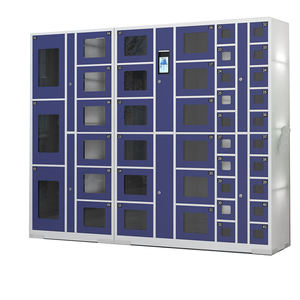 Armoire de classement intelligente automatisée avec porte en verre et 41 portes pour l'émission de consommables <span class=keywords><strong>d</strong></span>'atelier, le stockage <span class=keywords><strong>d</strong></span>'outils avec gestion RFID - Product Image 1
