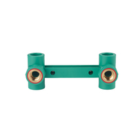 Raccord de tuyau PPR personnalisable direct d'usine matériaux de plomberie de construction en plastique femelle-Double coude et femelle-Double té