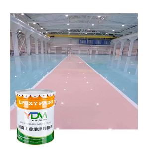 High Quality Eco-friendly Waterproof Slip Resistant Epoxy Resin Color Sand Self-Leveling <b>Floor</b> Coating <b>Brush</b> Factory Garage - Product Image 1