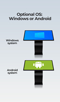 Máquina de consulta con pantalla táctil vertical Android todo en uno de 32 pulgadas, guía de compras de autoservicio para negocios en interiores y metro