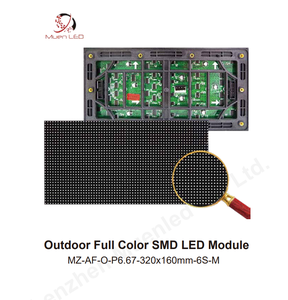Module LED extérieur P6.67 320x160mm, affichage numérique couleur pleine, modules LED SMD3535 pour enseignes - Product Image 2