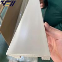 VELL Accessoires de sol modernes décoratifs pour la maison Plinthes en polystyrène PS étanches Plinthes en PVC plastique