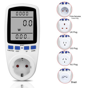 Medidor de Electricidad para UE, EE. UU. y Reino Unido, Monitor de Voltaje, Medidor de Potencia, Tipo Enchufe, Medidor de Vatios, Analizador de Energía, <span class=keywords><strong>kWh</strong></span> - Product Image 1