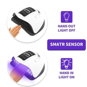 Lampe de séchage UV LED professionnelle SUN X11 MAX 280W avec capteur automatique pour manucure, machine à vernis gel, prise EU, alimentation électrique, en plastique - Product Image 3