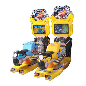 เครื่องเกมมอเตอร์ไซค์อาร์เคดแบบไดนามิก จำลองการแข่งรถ ใช้เหรียญหยอด เกมมอเตอร์ไซค์เชิงพาณิชย์ เครื่องเล่นเกมอาร์เคดเพื่อความบันเทิง - Product Image 4