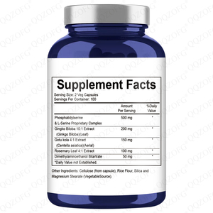 Suplementos de fosfatidilserina para el cuidado de la salud vegana Cápsulas antioxidantes para la salud del cerebro para adultos Producto de belleza efectivo - Product Image 2