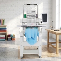 Machine à broder informatisée à tête unique REVHON 400x600mm 1200 tr/min, composants à engrenages, faible bruit, stable, pour usage domestique et commercial
