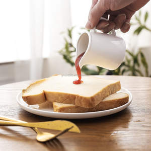 <span class=keywords><strong>Pichet</strong></span> à crème en céramique 4.5 oz, <span class=keywords><strong>petit</strong></span> crème blanche en porcelaine, <span class=keywords><strong>pichet</strong></span> à crème classique pour café, thé, lait, confiture, Sauces - Product Image 2