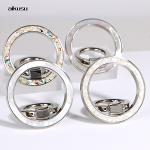 Support de téléphone portable en nacre argentée - Product Image 5