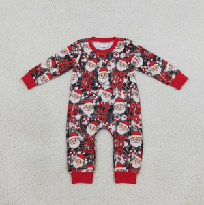Pyjamas assortis pour frères et sœurs, à manches longues, imprimés HOHO, pour tout-petits, populaires pour Noël - Product Image 3
