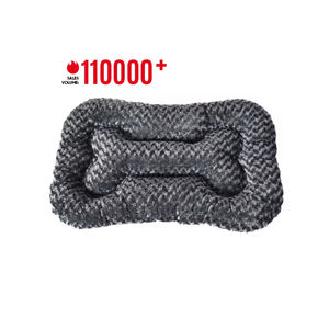 Petstarホット販売犬のベッド工場は骨の形をカスタマイズしますぬいぐるみ暖かいペットの犬のクレートマットクッション - Product Image 1