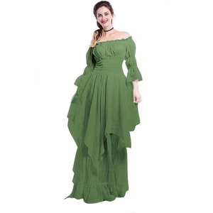 Vintage viktoria nischen & mittelalter lichen schwarzen gotischen Kleid für Frauen Renaissance Cosplay Halloween Kostüm Prom Prinzessin Kleid Plus Size 5XL - Product Image 3
