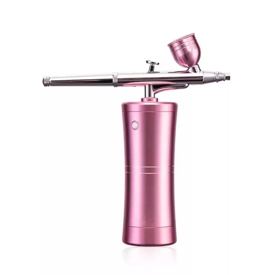 Schoonheid Dual Action Mini Airbrush Voor Schilderen Compressore Air Brush Make-Up Tattoo Tanning Spray Pen Kits Make Up Cake Docorating