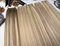 Kedatangan Baru 100% Rambut Asli Remy Cina Tipis Tak Terlihat Double Drawn Satu Donor Mesin Double Weft