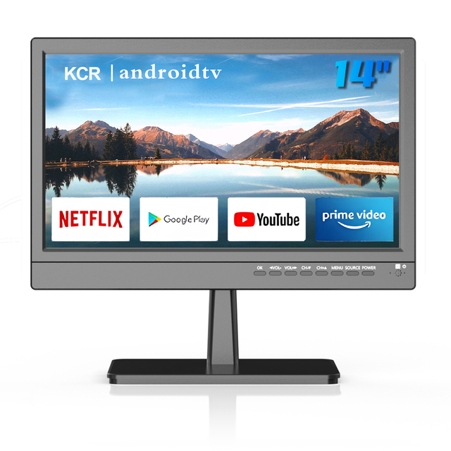 Wholesale 14 Inch HDTV LCD Smart TV with 1080P for Interface 1 Year Warranty Portable LED Display for Hotel Use