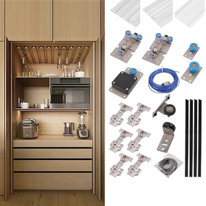 <span class=keywords><strong>Rails</strong></span> de cuisine, système de <span class=keywords><strong>porte</strong></span> <span class=keywords><strong>coulissante</strong></span> invisible, <span class=keywords><strong>kit</strong></span> de quincaillerie à ouverture par pression, mécanisme de <span class=keywords><strong>porte</strong></span> pliante caché, accessoires pour <span class=keywords><strong>porte</strong></span> <span class=keywords><strong>coulissante</strong></span> - Product Image 1