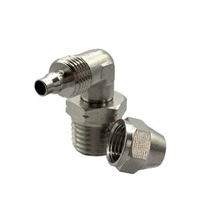 Raccords rapides en laiton de Type autobloquant raccords rapides en forme de t à coude droit - Product Image 2