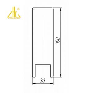 6082ボートおよびボートマスト用アルミニウムプロファイル耐久性の高いアルミニウムプロファイル - Product Image 3