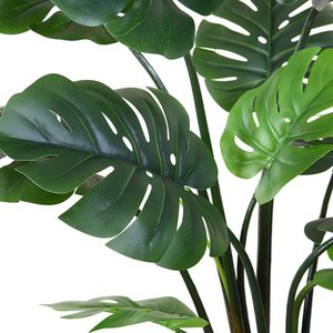 Dongguan ต้นไม้ประดิษฐ์ Monstera deliciosa ขนาด55นิ้ว140ซม. พลาสติกปลอมสำหรับต้นไม้ชีสสวิสสำหรับใช้ในสำนักงาน - Product Image 2