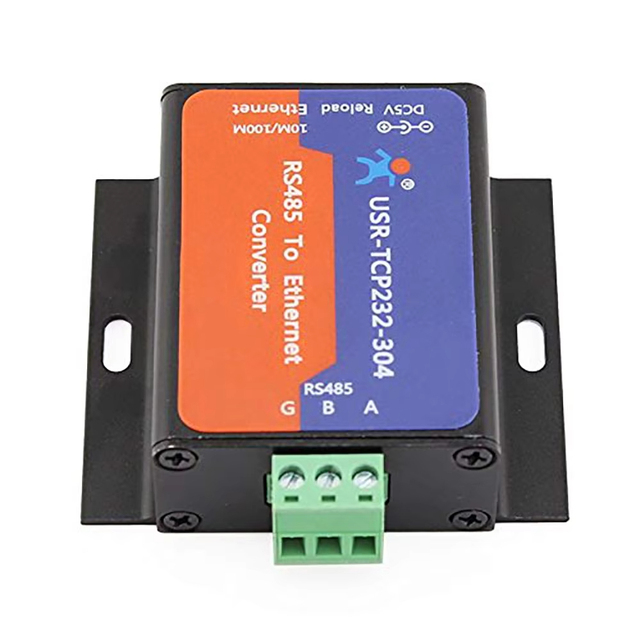 Modbus Serial Port RS485 to Ethernet Converter Server USR-TCP232-304 Data Transmission DHCP/DNS Supported