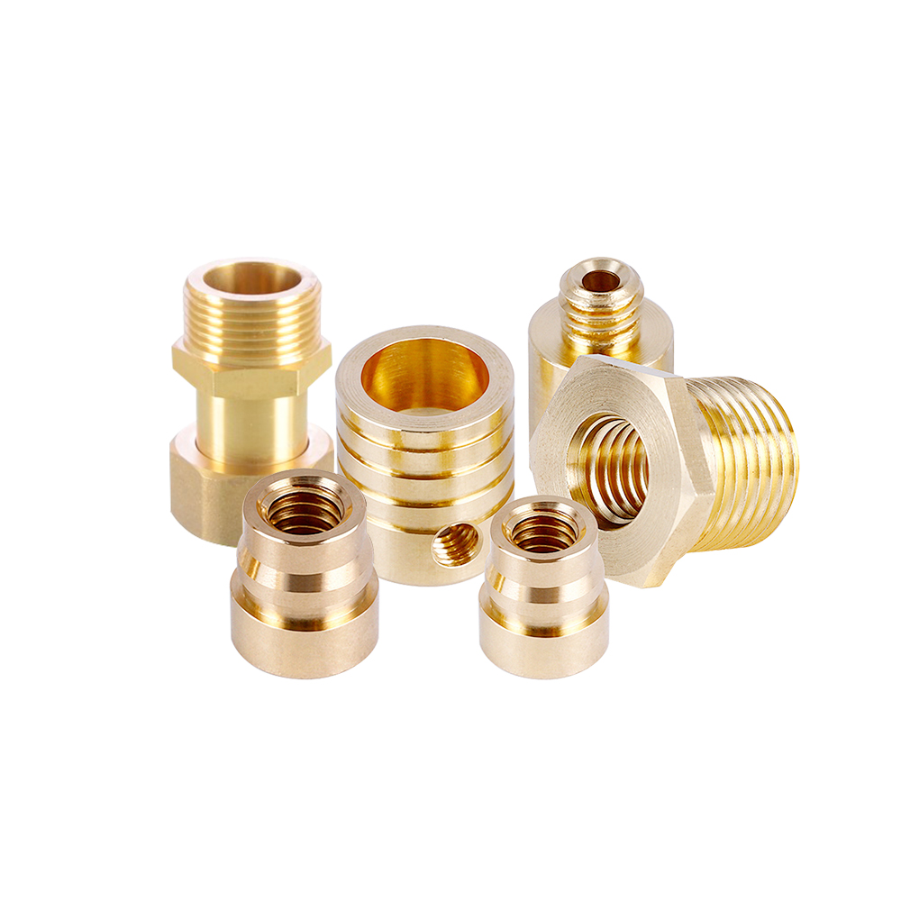 Factory Outlet Oem Cnc Machining Part Brass Copper Pipe Connector Galvanized Zinc Plated Connector CNC Machining Services