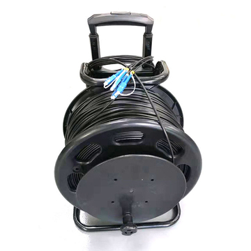 LC to LC Fiber Cable. 500meters with Reel Tactical Fiber Optic Cable Drum with Fiber Optical Cable Reel