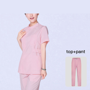 Blue Short-Sleeved Surgical Clothing Beauty Oral Pet Doctor <strong>Uniforms</strong> Lab Coat Pharmacy Nurse Set Pet <strong>Clinic</strong> Veterinary Office - Product Image 6