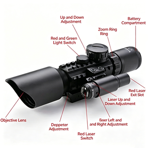 Herramienta de observación portátil para exteriores con punto verde visible, estructura compacta y estable, fácil de transportar para uso diario en el campo. - Product Image 4