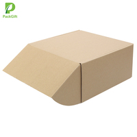 Boîtes d'expédition en carton ondulé 10x10x2 pouces, prêtes à être expédiées, cartons gaufrés avec des matériaux recyclés pour les chaussettes