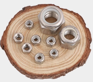 Tuercas nylock de acero zincado LeGood #8-32 Rosca - Product Image 4