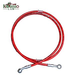 Cables de Freno KOLMIO-LAM para Motocicleta de Carreras y Todoterreno, Manguera de Aceite Hidráulica Reforzada de Acero Trenzado, Tubo M10 Banjo de 1000 mm - Product Image 2