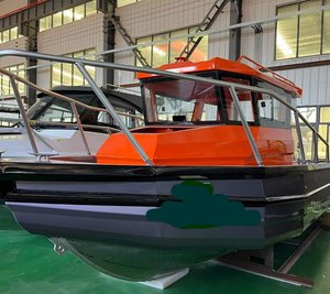 Phúc âm 7.5m đi bộ xung quanh nhôm thuyền đánh cá seaking dễ dàng Craft trung tâm cabin tàu tuần dương nhôm thuyền đánh cá CE giấy chứng nhận - Product Image 2