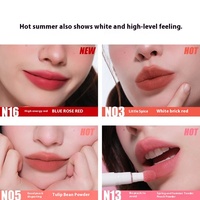 Judydoll Sports Series Lip Powder Cushion Matte Lip Glaze Rouge à lèvres blanchissant avec crème minérale Maquillage hydratant pour les lèvres