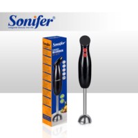 Sonifer Mixeur à main SF-8179 300W 14500RPM Lames en acier inoxydable 304 Manche détachable à 2 vitesses pour aliments pour bébés