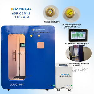 DR HUGO uDR C3 Mini Hard Shell <b>Hyperbaric</b> oxygenation Chamber For Wound Healing 1.5ata <b>Hyperbaric</b> <b>Oxygen</b> <b>Therapy</b> Chamber - Product Image 2