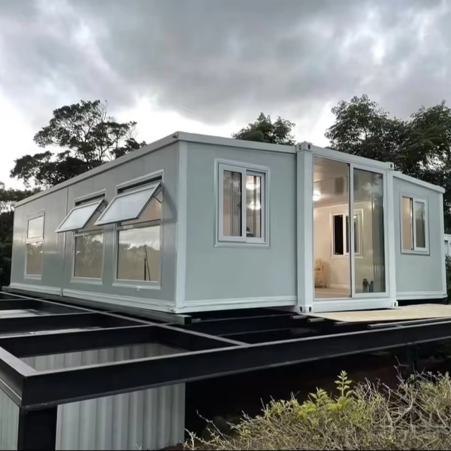 Container 20/30/40ft 2 Bedroom Mobile Tiny House Expandable Container Modular Tiny House for Office Hotel Prefab House