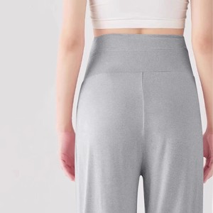 Pantalones de Maternidad Casuales de Color Liso, de Pierna Ancha, Elásticos, <span class=keywords><strong>para</strong></span> Estar <span class=keywords><strong>en</strong></span> <span class=keywords><strong>Casa</strong></span> o Trabajar, Pantalones de Embarazo - Product Image 2