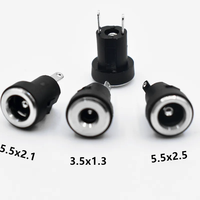 Conector de Alimentación DC-022B, Conector Hembra DC022B, Tapa Impermeable M8, Conector DC de 5.5MM 2.5MM 2.35MM 2.1MM 2.0MM 5.5 2.1 2.0 2.5 2.35 2 Pines